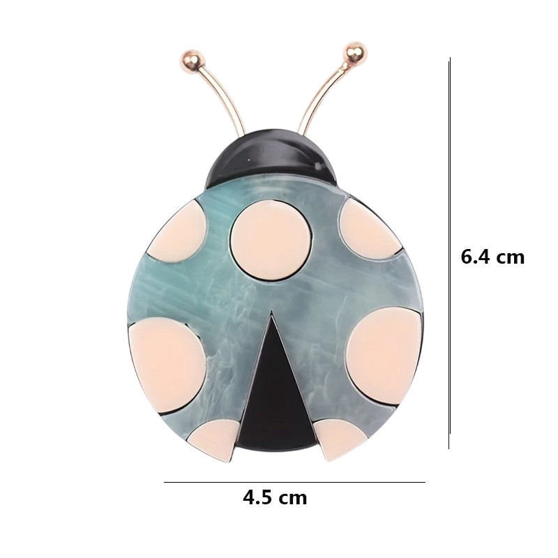 Broche Mariquita Elegancia Pastel - Accesorio Chic en 3 Colores