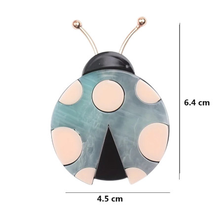 Broche Mariquita Elegancia Pastel - Accesorio Chic en 3 Colores