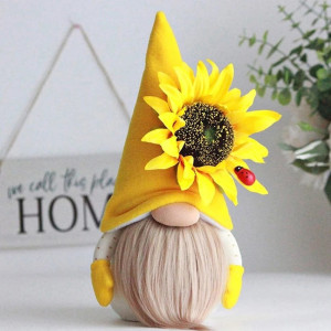 Gnomo Abeja y Mariquita Hecho a Mano | Decoración Original