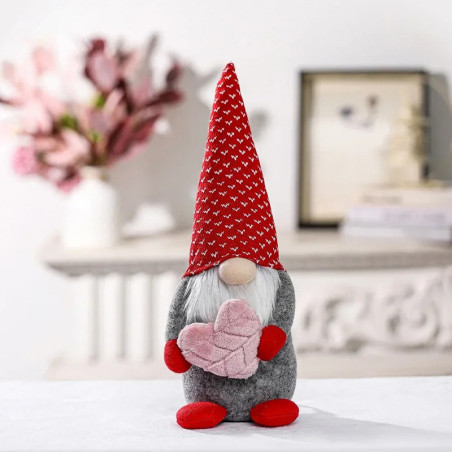 Gnomo Mariquita con Corazón | Decoración Romántica Original