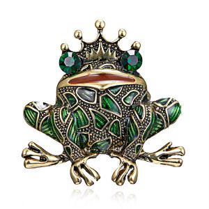 Broche Rana Real – Joya Majestuosa y Mágica para Regalo