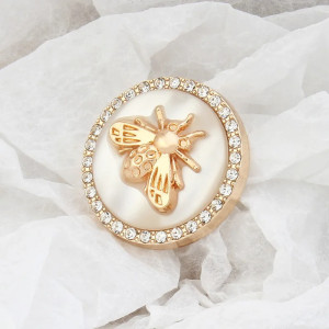 Botón Abeja Imperial | Lote de 6 Botones Chic y Elegantes