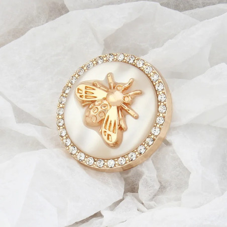 Botón Abeja Imperial | Lote de 6 Botones Chic y Elegantes