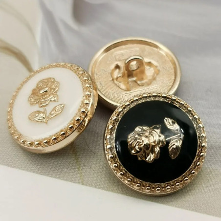Botón Decorativo Floral Vintage | Accesorio Chic para Costura