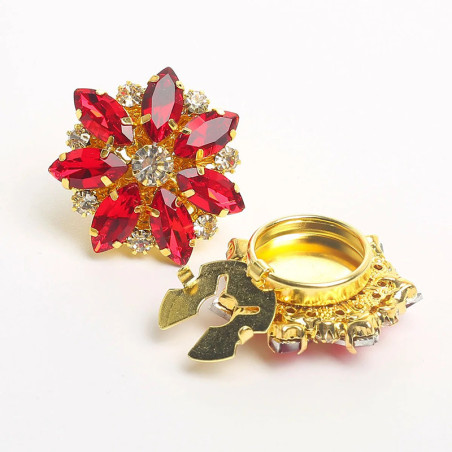 Cubrebotón "Flor Real" | Joya Elegante para Camisa y Chaqueta