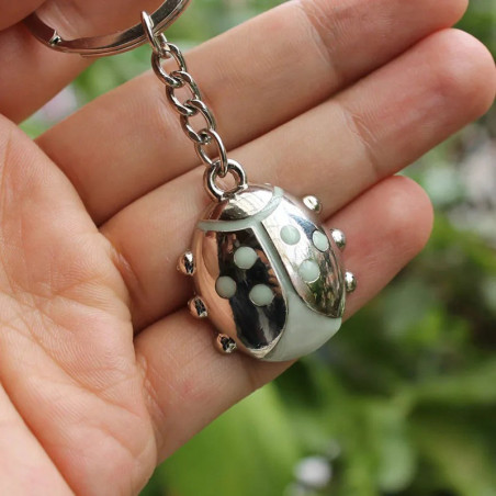 Llavero Mariquita Bonito y Luminiscente | Idea Regalo Único