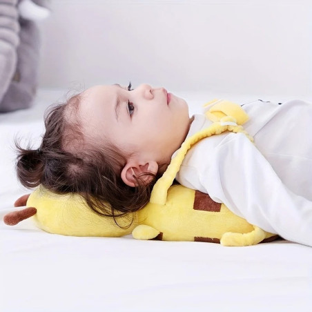 Almohada Abeja Anticaídas para Bebé | Protector de Cabeza