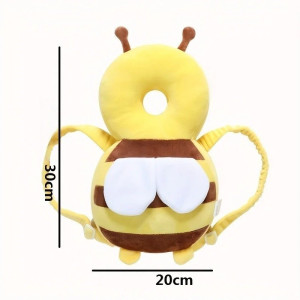 Almohada Abeja Anticaídas para Bebé | Protector de Cabeza