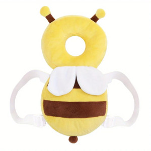 Almohada Abeja Anticaídas para Bebé | Protector de Cabeza