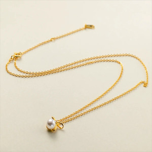 Collar Abeja con Perla de Plata de Ley 925 | Joyería Original