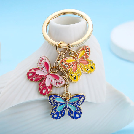 Llavero de Mariposas 'Trío Encantado' | Regalo Original Mujer