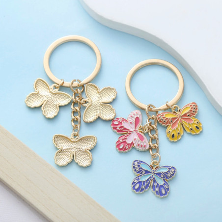 Llavero de Mariposas 'Trío Encantado' | Regalo Original Mujer