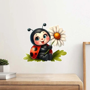 Pegatina Mariquita 'Brillo Primaveral' | Decoración Original