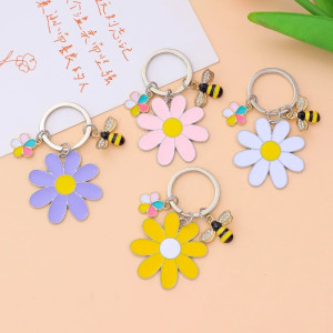 Llavero Abeja "Margarita Encantada" - Accesorio Bonito y Original