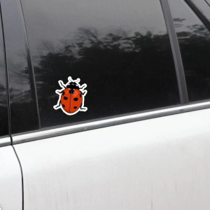 Pegatina Mariquita de la Suerte | Sticker Original y Duradero