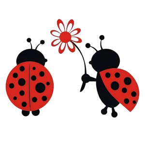 Pegatina Mariquita Enamorada | Sticker Original y Resistente