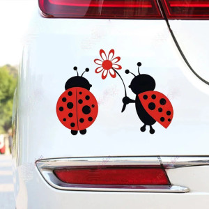 Pegatina Mariquita Enamorada | Sticker Original y Resistente