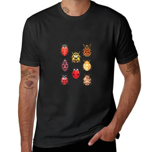 Camiseta Original de Mariquitas Hombre | Colección Naturaleza