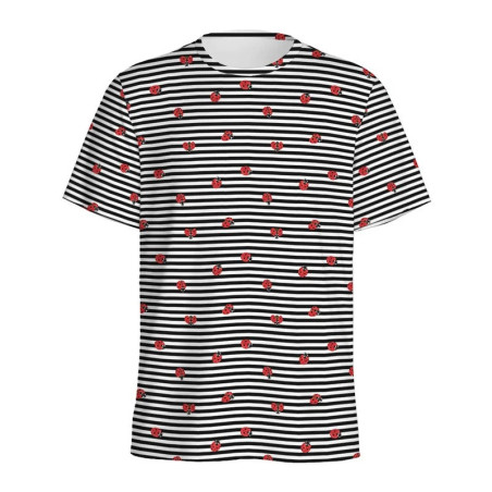 Camiseta Mariquita "Rayas Bohemias" | Regalo Original y Único