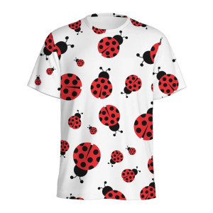 Camiseta Mariquita "Rojo Pop" – Estilo Divertido y Original