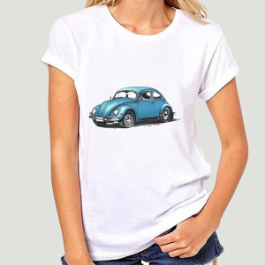 Camiseta Escarabajo Vintage para Mujer | Regalo Original Retro