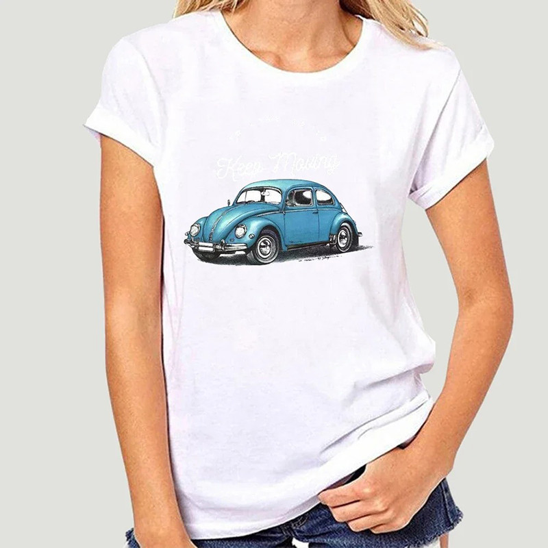 Camiseta Escarabajo Vintage para Mujer | Regalo Original Retro