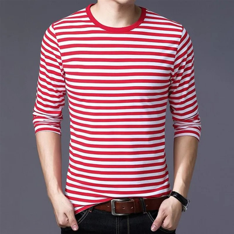 Camiseta Hombre 'Urban' a Rayas Modernas - 100% Algodón