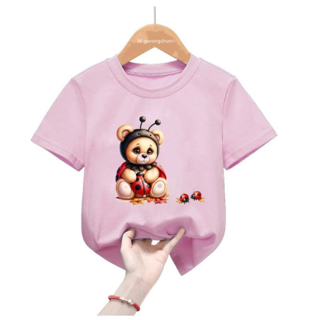 Camiseta Mariquita Mágica para Mujer | Algodón Original y Bonito