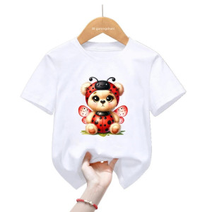 Camiseta Infantil Mariquita Invernal - Confort y Fantasía