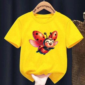 Camiseta Niño Mariquita Mágica - Divertida y Cómoda