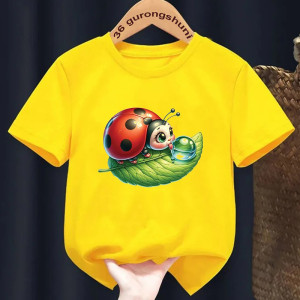 Camiseta Infantil Mariquita Voladora - Magia y Comodidad