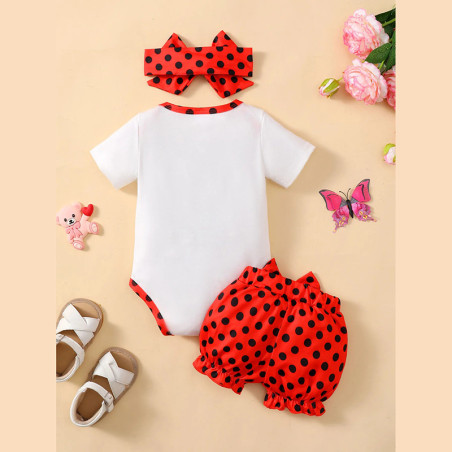Pelele Mariquita Bebé | Conjunto 2 Piezas Cómodo y Original