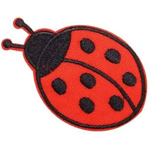 Parches de Mariquita para Ropa | Set de 3 Termoadhesivos