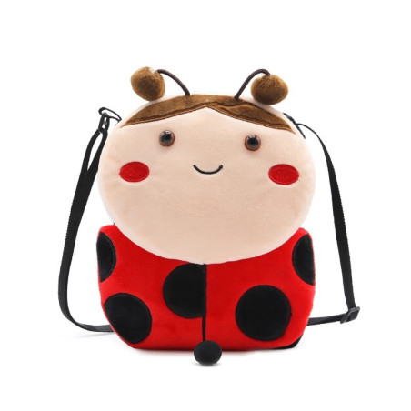 Bolso Monedero Mariquita para Niños | Accesorio de Peluche