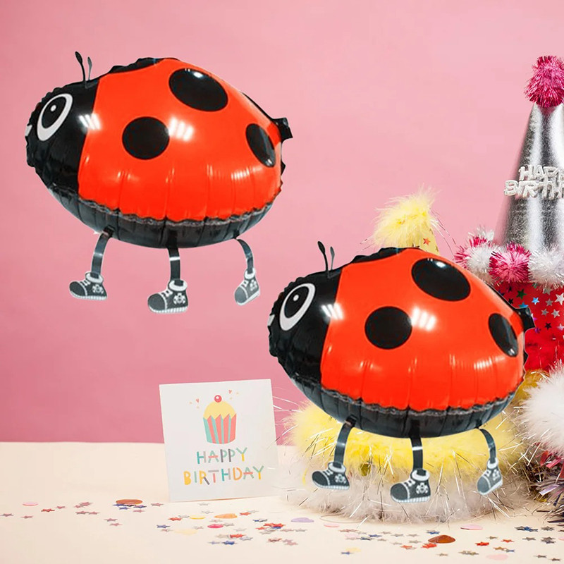 Globos Grandes de Mariquita – Pack de 2 | Ideal para Fiestas
