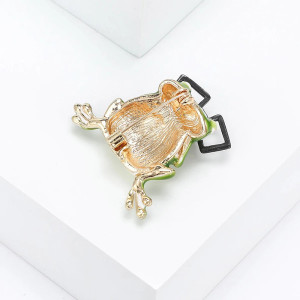 Broche Rana 'Intelectual Chic' – Elegancia y Fantasía