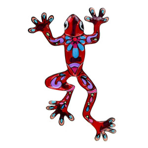 Broche Rana ‘Reflejos Acuáticos’ - Joya Elegante y Colorida