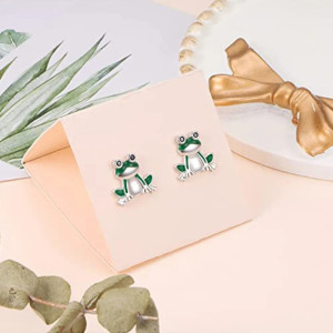 Pendientes Originales Rana Alegre | Joya Divertida para Mujer