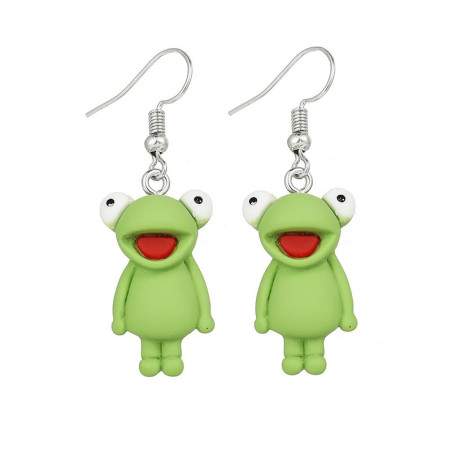 Pendientes Rana Sonriente - Accesorio Divertido y Original