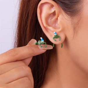 Pendientes de Rana de Fantasía | Joya Divertida y Original