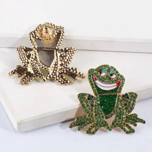 Pendientes de Rana con Strass - Joya Brillante y Original