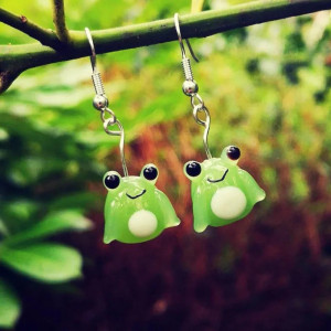 Pendientes Rana Murmullo del Bosque | Regalo Original Mujer