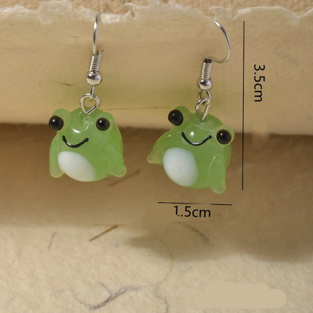 Pendientes Rana Murmullo del Bosque | Regalo Original Mujer
