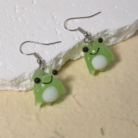 Pendientes Rana Murmullo del Bosque | Regalo Original Mujer