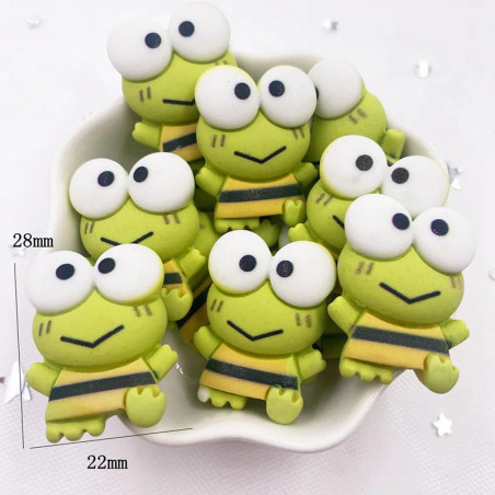 Figuras Rana Cartoon - Set de 10 para Decoración y DIY
