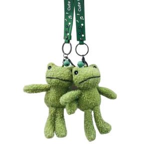 Llavero Rana "Peluche Suave Compañía" – Bonito & Acogedor