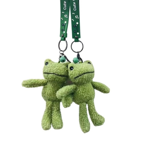 Llavero Rana "Peluche Suave Compañía" – Bonito & Acogedor