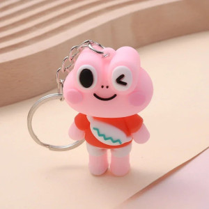 Llavero Rana Rosa Kawaii "Popelín" | Idea Regalo Original