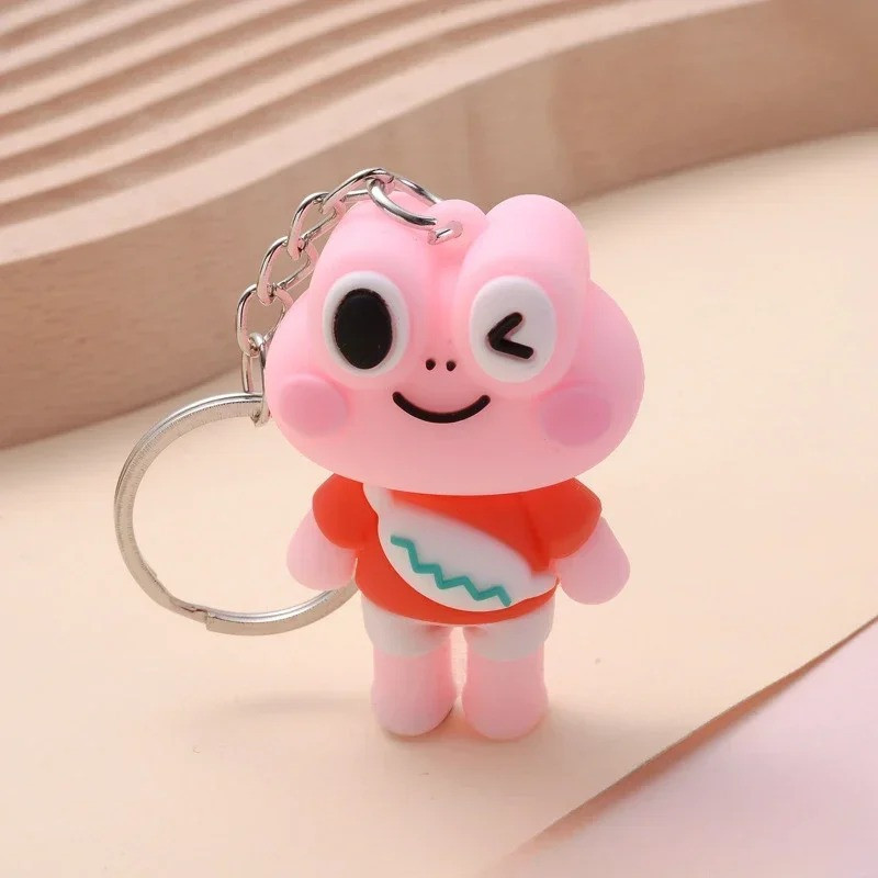Llavero Rana Rosa Kawaii "Popelín" | Idea Regalo Original