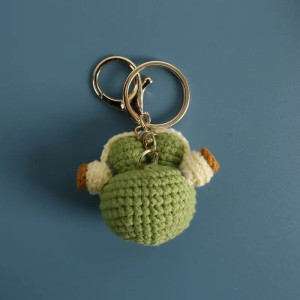 Llavero Rana de Crochet | Regalo Original Hecho a Mano Kawaii